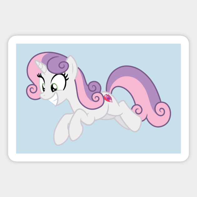 Grown Up Sweetie Belle Magnet by CloudyGlow